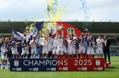 SINKING IN: Leeds United as Championship champions.