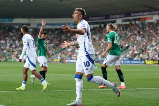 WRONG CALL: Disallowing Leeds United striker Joel Piroe's goal for offside.