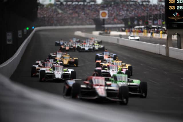 The annual Indy 500 race takes place in May.