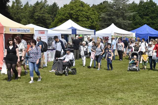 The Great British Food Festival brings hundreds to the grounds of Harewood House.