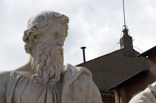 Chimney at Sistine Chapel - from which white or black smoke will appear during the conclave