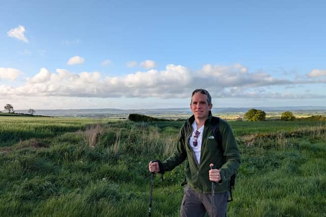 Gareth said the walk was "by far the toughest physical thing I've ever done".