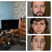 Marco Pitzettu, 25, Brogan Stewart, 25, and Christopher Ringrose, 34, were found guilty on May 14 of planning acts of terrorism. Evidence gathered from undercover operations by police found the three glorified mass murders, idolized the Nazi regime and discussed attacks against mosques, Islamic education centres and synagogues.