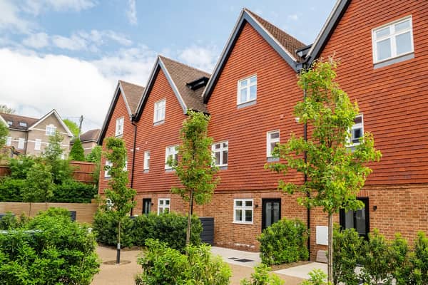 The Surrey House has been built as part of a desirable new neighbourhood development