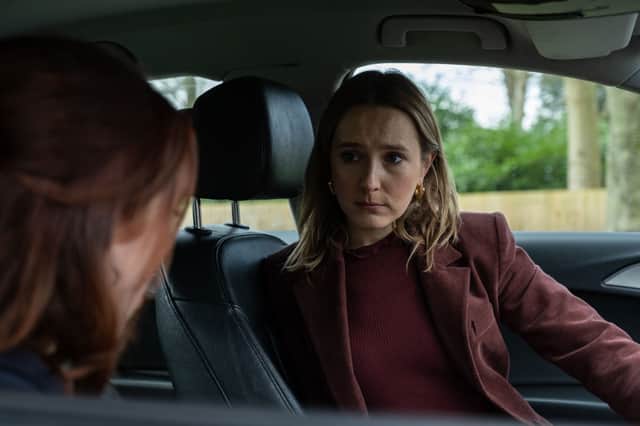 Rose Ayling-Ellis (R) in Code of Silence