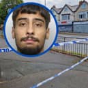 Malik (inset) shot a man in the chest during a dispute outside Morrisons on Stainbeck Road.