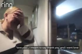 45-year-old Lyndsey Pinkney from Leeds accidentally says “Love you” to takeaway delivery driver.