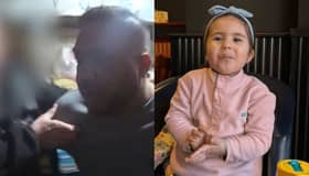 Rawal Rehman is arrested in a restaurant two days after killing three-year-old Lulu Palmisano from Burnley in a crash.