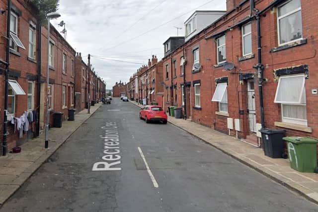 Emergency crews were called to Recreation Crescent in Holbeck on Tuesday evening.