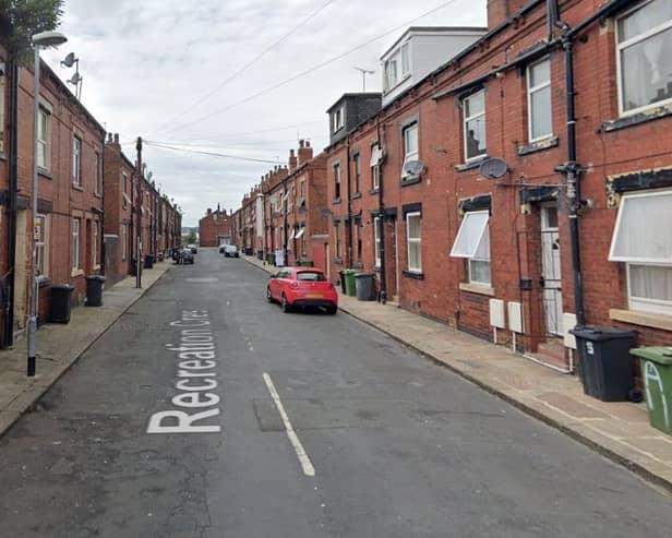 Emergency crews were called to Recreation Crescent in Holbeck on Tuesday evening.