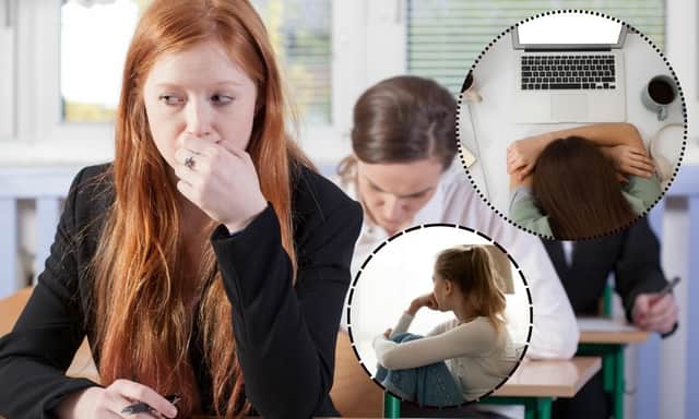 Exam stress can manifest in all sorts of different ways