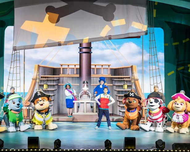The PAW Patrol pups are once again heading to the United Kingdom - this time on a quest for hidden pirate treasure.