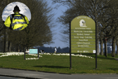 The collision occurred on Wetherby Road, Oakwood, near to the rear car park of Roundhay Park.
