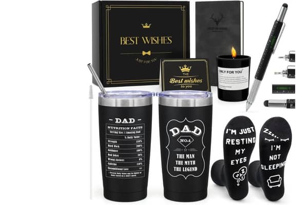 Six individual gifts in a presentation box would normally cost £24.99 - and there's plenty for your dad to play with