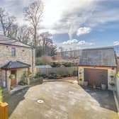 Driveway and garage
