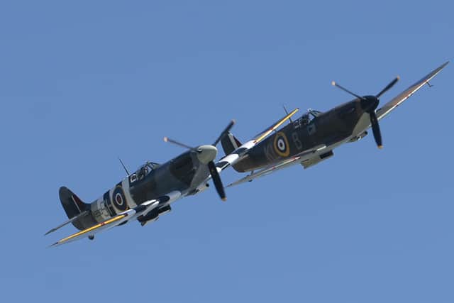 Two Spitfires will take part in a flypast over Wirksworth, Derbyshire, this weekend