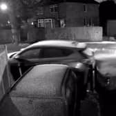 The moment Timothy Jason Starkie crashed into the parked car