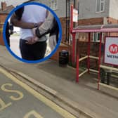 The girl collapsed at the bus stop on Leeds Road, Allerton Bywater. A man has now been arrested.