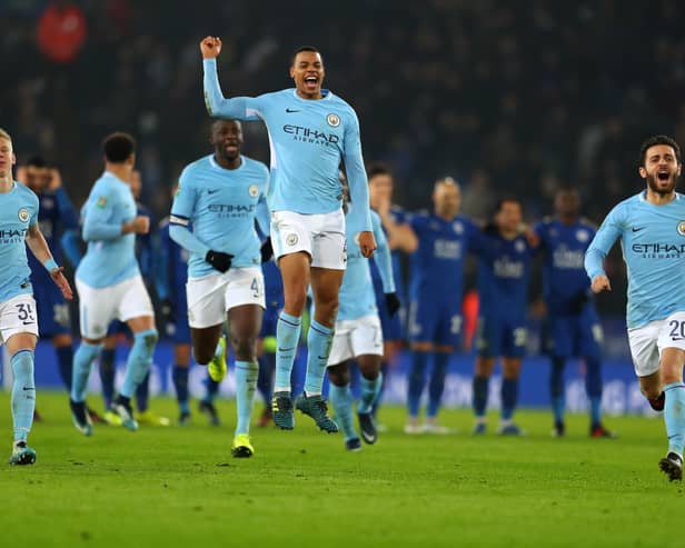 EXPEREINCE: For Leeds United-bound Lukas Nmecha, centre, for Manchester City.