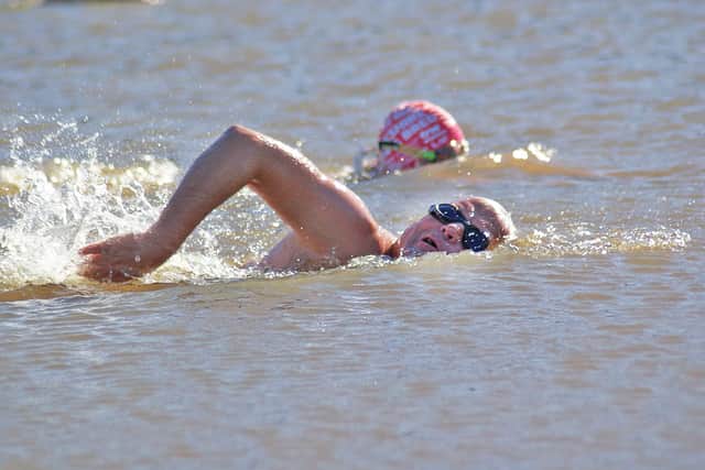 Paul Davis became a regular cold water swimmer in May 2024 and has been training for the upcoming 'Swim To The Sunset' event at spots across Leeds.