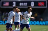 ON THE MARK: Leeds United's Brenden Aaronson for the USA.