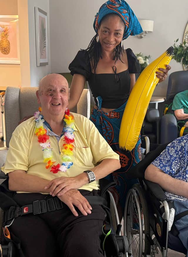 Top banana! A-peeling antics proving age is just a number at Aberford Hall Care Home's Big Summer Weekender!