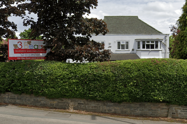 Three Bears Nursery, located on Otley Road, Weetwood, received a ‘Needs attention’ rating in four out of six categories.