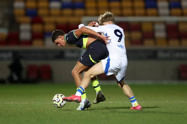 Young striker Oliver Boast is set to join Tottenham Hotspur.