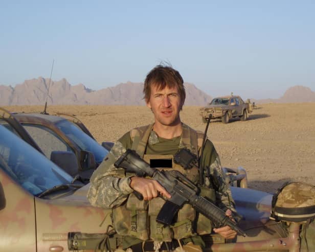 Dan Jarvis - now Security Minister - served in Helmand, Afghanistan (2007)