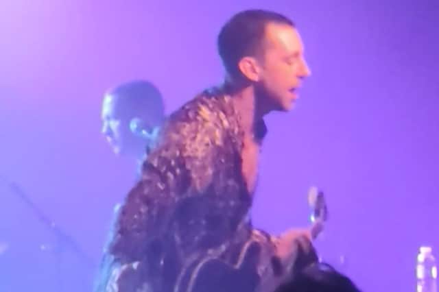 Miles Kane onstage at The Leadmill