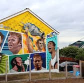 A new mural has gone up near Elland Road.