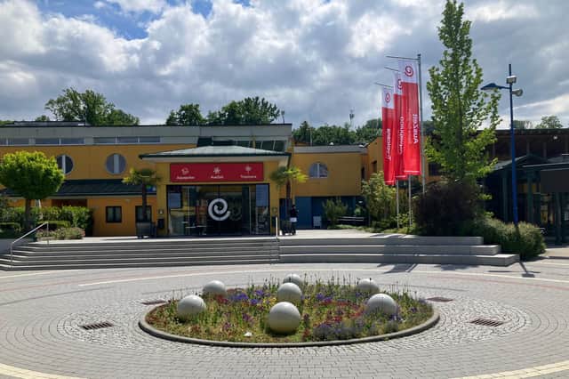 EurothermenResort in Bad Schallerbach - it’s rather frowned upon to take pictures when you are inside....