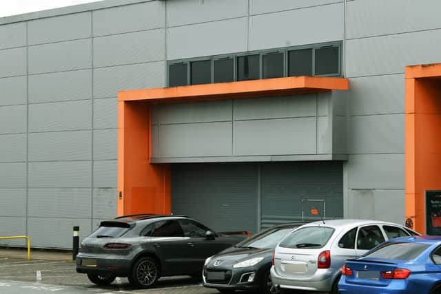 The empty unit was formerly home to a Magnet kitchen showroom.