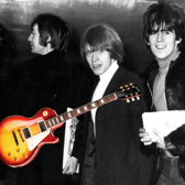 A guitar once thought to have been lost for over 50 years, owned by The Rolling Stones, has been discovered as part of a collection at a New York art museum.