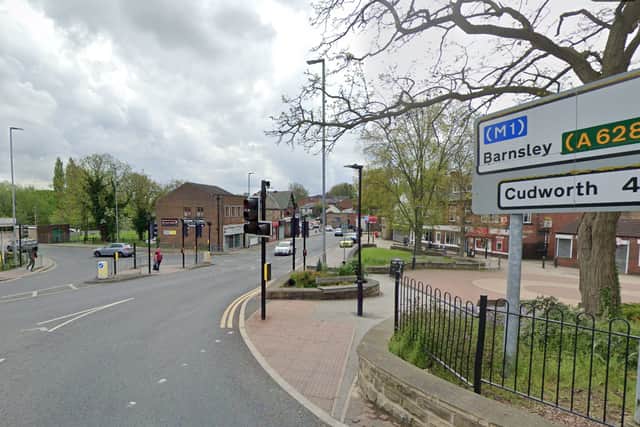 The crash happened on Market Street in Hemsworth.