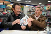 Children's entertainment legends the Chuckle Brothers, Paul and (the late) Barry Elliott, pictured at WHSmith in Blackpool to sign copies of their book '50 years of To Me... To You' in 2014. Paul has been awarded an MBE in 2025 Honours list