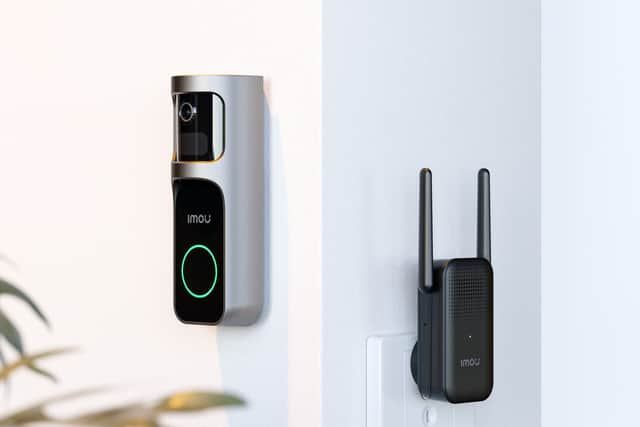 The included chime doubles as a WiFi extender - which is a clever touch