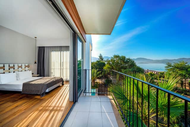 The rooms at Jiva Beach are light, airy and comfortable