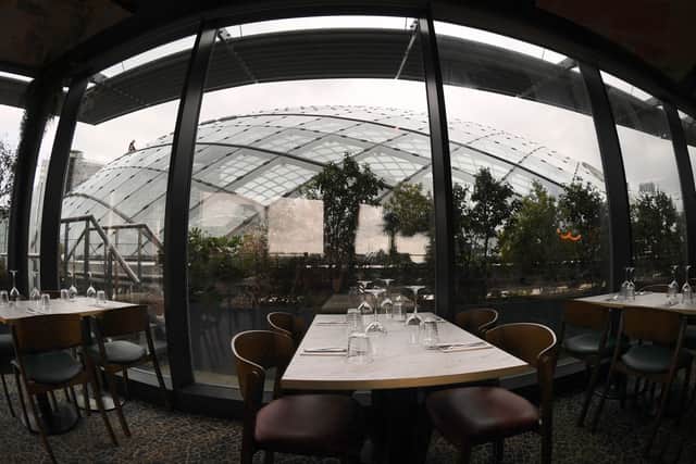 Perched above the city skyline, it promises to bring "effortless decadence".