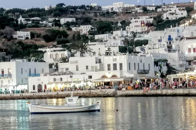 The island of Mykonos