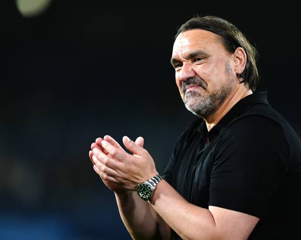 PRAISE: For key figures from Leeds United boss Daniel Farke, above.