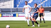 DEBUT: For new Leeds United signing Anton Stach, centre, in Saturday's behind-closed-doors friendly versus Paderborn.