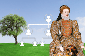 Could your family tree connect you to royalty? Even Queen Elizabeth I might be a distant relation – if you’ve got the right surname.