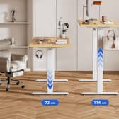 Standing desks are great for circulation, and they're becoming hugely popular in home offices