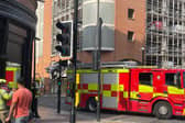 There was a large emergency response in Leeds city centre after the incident at The Markets car park on Wednesday.
