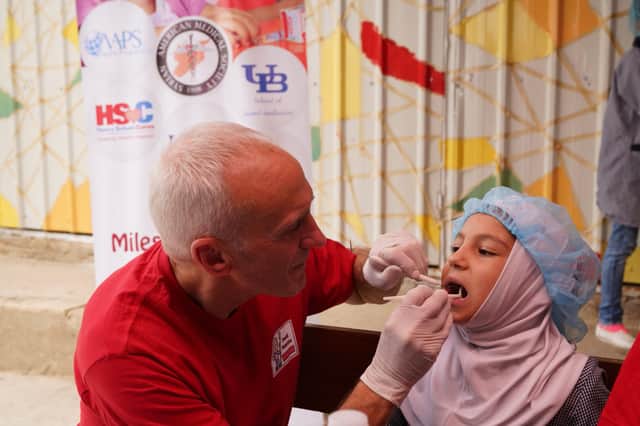 Graham Temple, 72, from Hunslet, is preparing for his eighth trip abroad as he continues to give back after 50 years as a working dentist.
