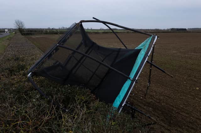 Before the storm, the Met Office advises securing loose objects such as ladders, garden furniture or anything else that could be blown into windows and other glazing and break them.