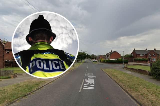 A man had climbed on top of a property on Watling Road shortly before 6pm yesterday (August 3), when he was spotted by an officer on patrol.