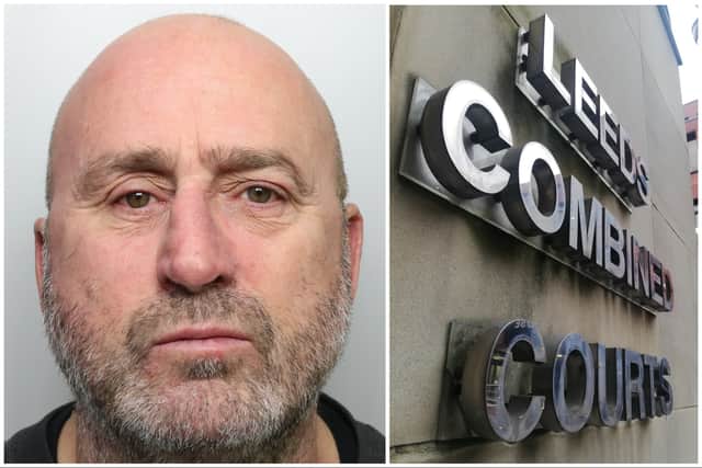 McCarthy (pictured) was jailed for attacking the shopkeeper with a metal bar.