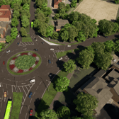 Speed limits and curbs on waiting and loading are part of Leeds City Council’s £13m Lawnswood Roundabout Improvement Scheme.